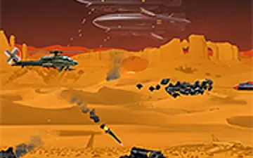 Helicopter Strike Alien Invasion