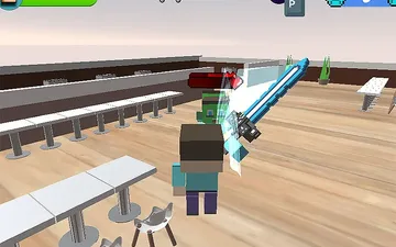 Noob Protects the School