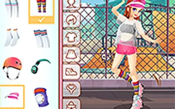 Girly Roller Skate game preview