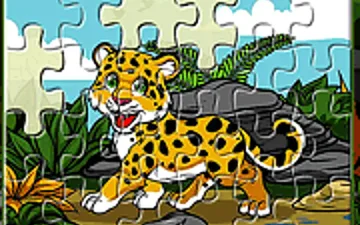 Big Cats Jigsaw game preview