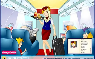 Cute Stewardess game preview