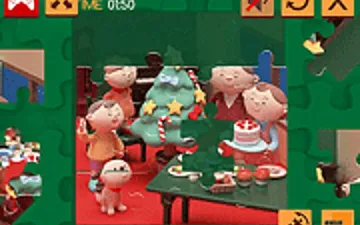 Christmas Clay Doll Puzzle