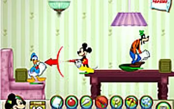 Mickey And Friends in Pillow Fight