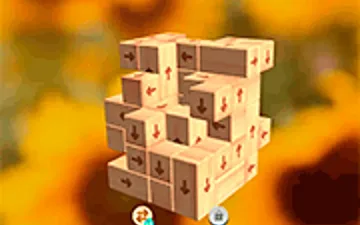 Tap 3D Wood Block Away