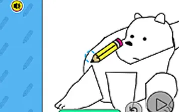 We Bare Bears: How to Draw Ice Bear game preview