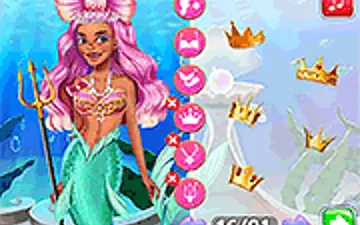 Aquatic Mermaid Beauty Makeover game preview
