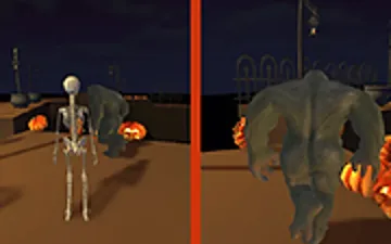 2 Player Parkour: Halloween Challenge