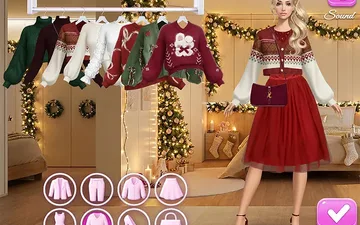 Maria's Christmas Party Dressup