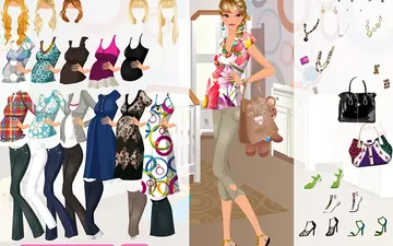Stylish Mom To Be Dressup game preview