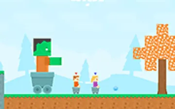 Blockminer Run: 2 Player