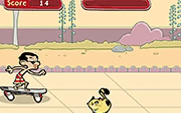 Mr. Bean: Skidding