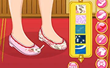 Princess Mulan Shoes Design game preview