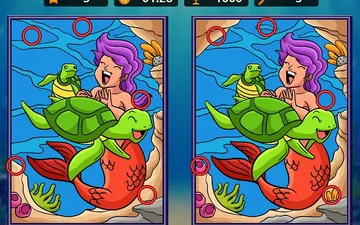 Spot the Difference Mystic Mermaids