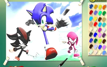 Sonic Coloring Flash