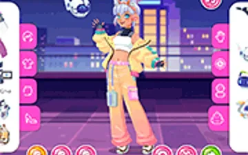 Teen Pastel Cyberpunk game preview