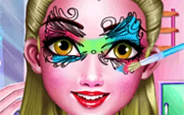 Besties Face Art