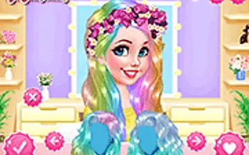 Princesses Pastel Hairstyles