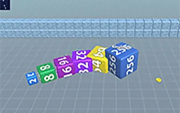 Cube Arena 2048 Merge Numbers