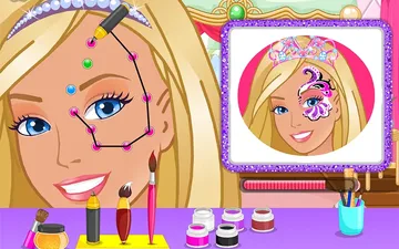 Princess Magical Face Painting game preview