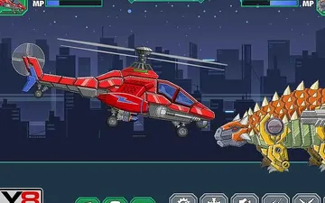 Assemble Robot War Helicopter game preview