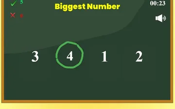 Tap the Biggest Number