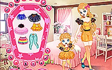 Mother and Daughter Dressup game preview