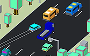 Blocky Highway Racing Webgl game preview