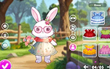 Bunnies Get Ready for Easter