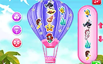 Princess Girls Air Balloon Trip