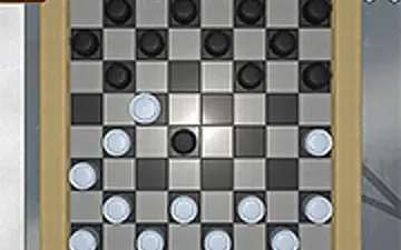 Checkers By Fireplace