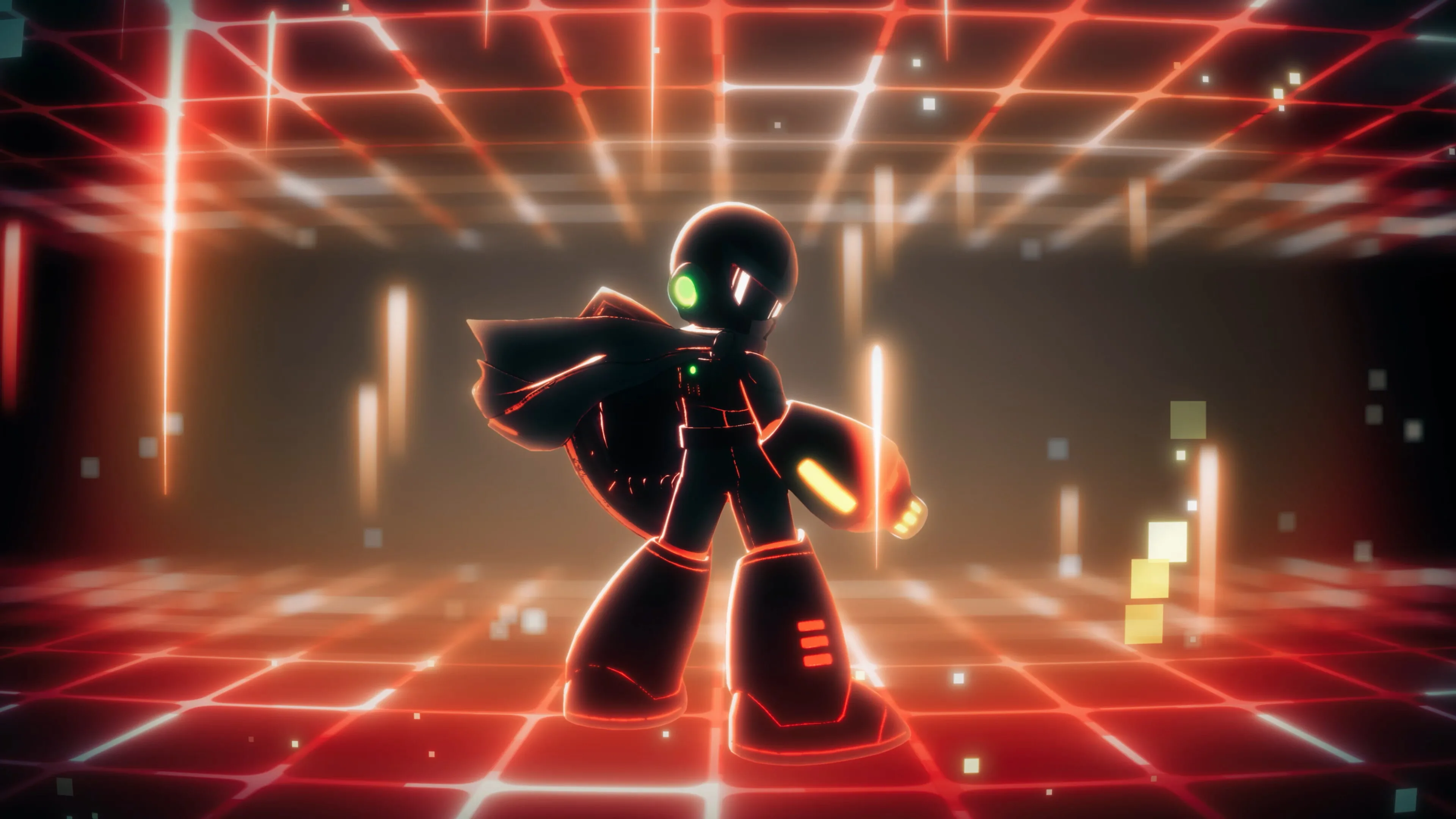 A close quarters look at Proto Man in Mega Man: Dual Override