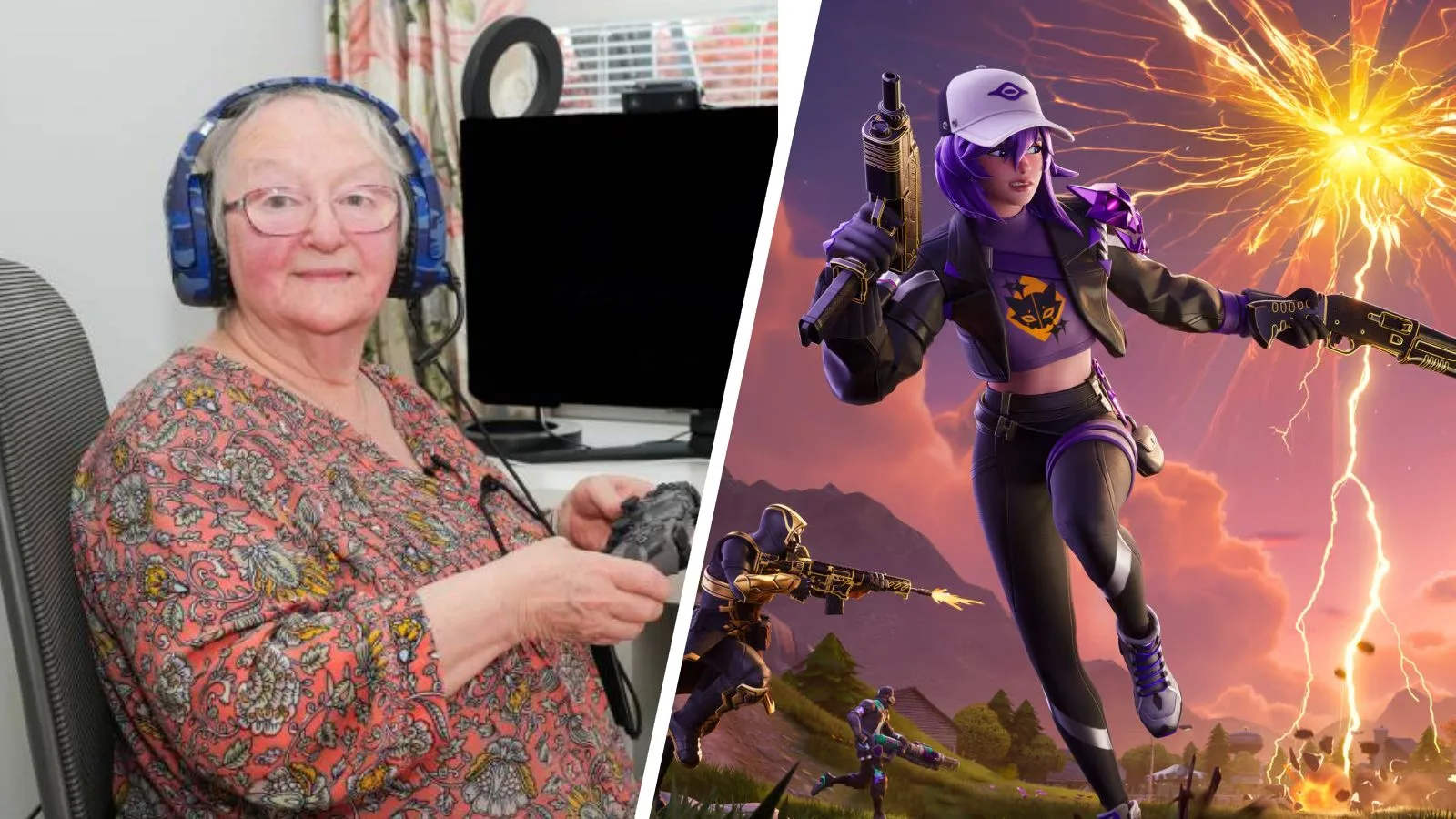 This 78-year-old grandmother has an insatiable lust for violence (in Fortnite)